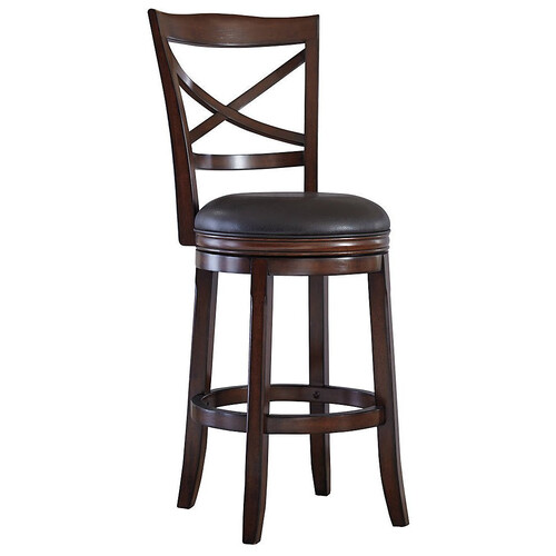 D697-430 TALL UPH SWIVEL BARSTOOL (2/CN)